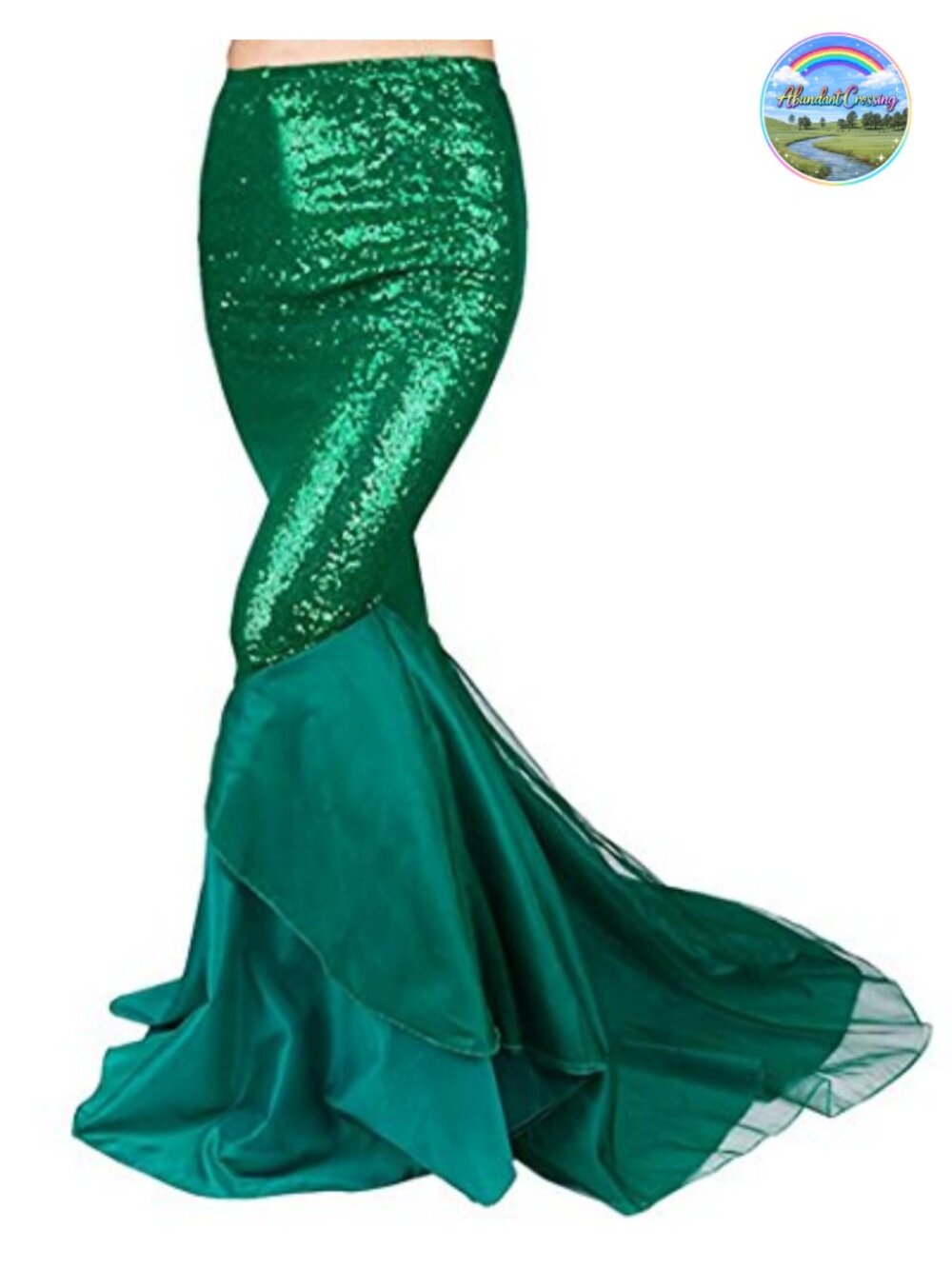 Plus Size Faux Leather Pleated High Waist Maxi Mermaid Skirt